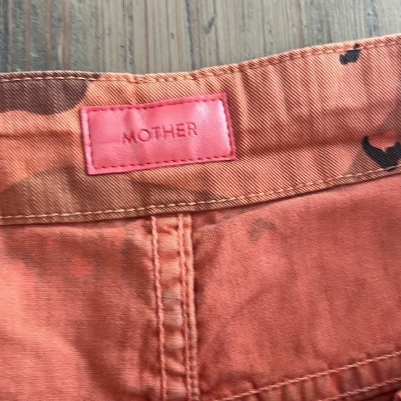 Mother The Catch All High Rise Ankle Pants in Mushroom Mayhem Size 26 - Picture 9 of 13